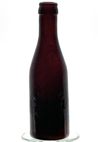 1904 K. Balzer Brewing Co. Beer 7oz Embossed Bottle Wheeling West Virginia