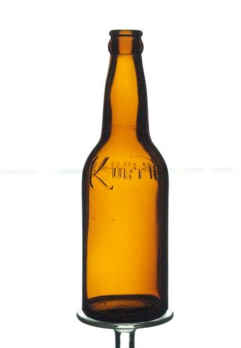 1910 The Kurth Co. 22oz Embossed Bottle Columbus Wisconsin