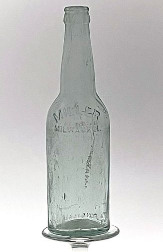 1915 Miller Beer 12oz Embossed Bottle Milwaukee Wisconsin