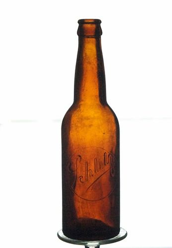 1900 Jos. Schlitz Brewing Company Beer No Ref. Embossed Bottle Milwaukee Wisconsin