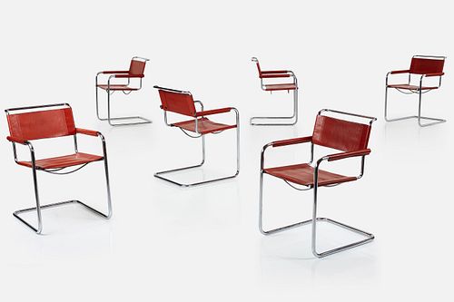 Marcel Breuer, Cantilever Dining Chairs