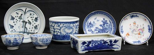 Small Group of Chinese Blue & White Porcelain
