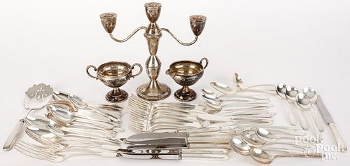 Group of National sterling silver flatware, etc.