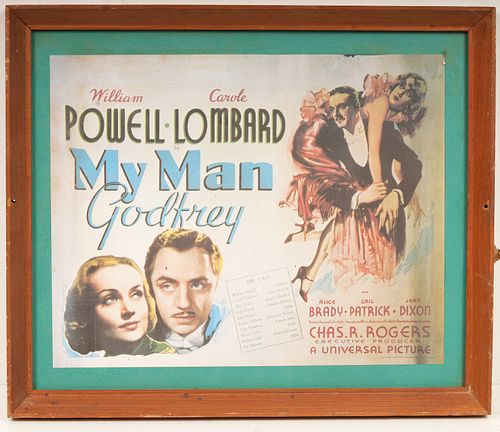 Vintage "My Man Godfrey" Print Ad 