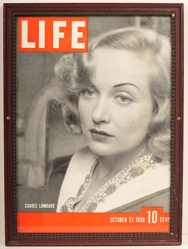 Carole Lombard 1938 Life Magazine Cover 