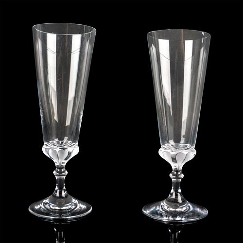 Pair of Lalique Crystal Glasses