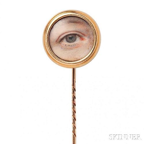 Antique "Lover's Eye" Stickpin