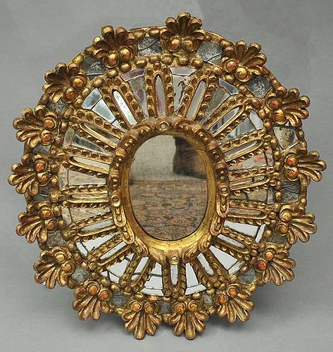 19th C. Spanish Gilt Mirror