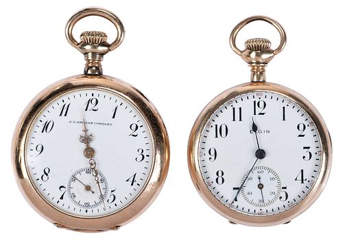 Two Gold Filled Pocket Watches