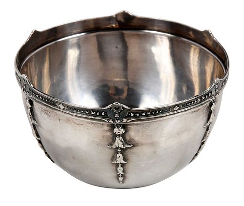French Silver Waste Bowl, Robert E. Lee Family History
