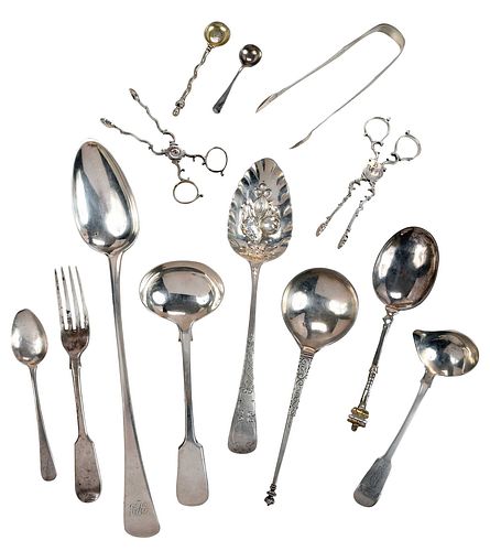 38 Pieces Assorted Silver Flatware