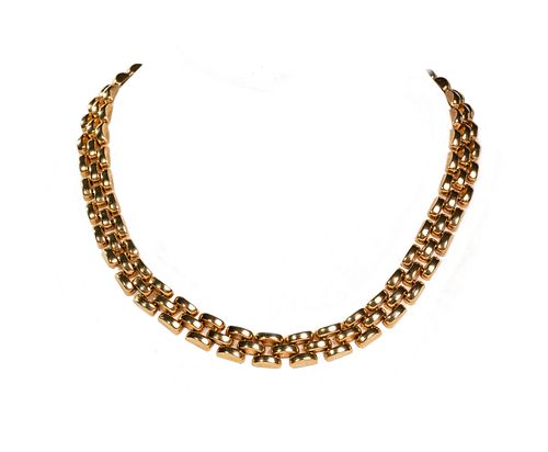 Panther Style Gold Necklace