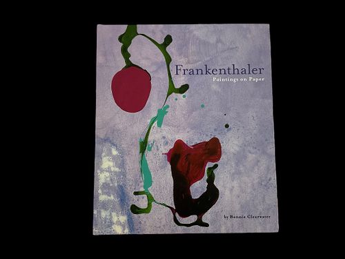 Frankenthaler Painting on Paper, 1949-2002, by Bonnie Clearwater, Signed by Author