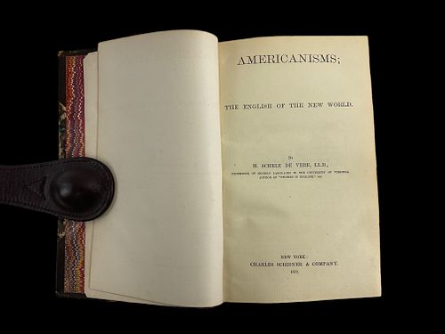 Americanisms: The English of The New World 1872