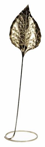 Brass "Leaf Lamp", Designed By Tommaso
