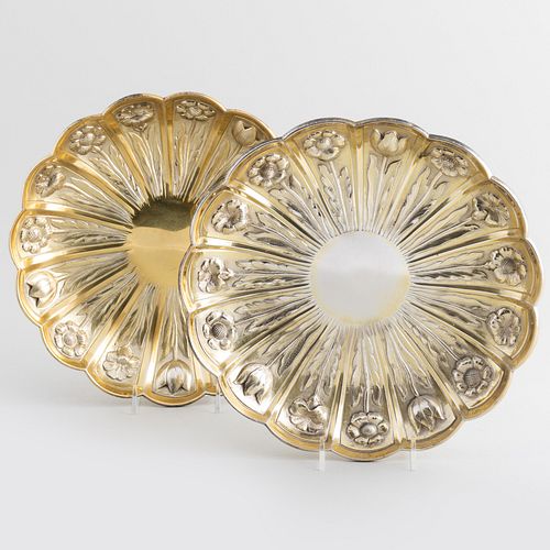 Pair of Tiffany & Co. Portuguese Silver-Gilt Dishes
