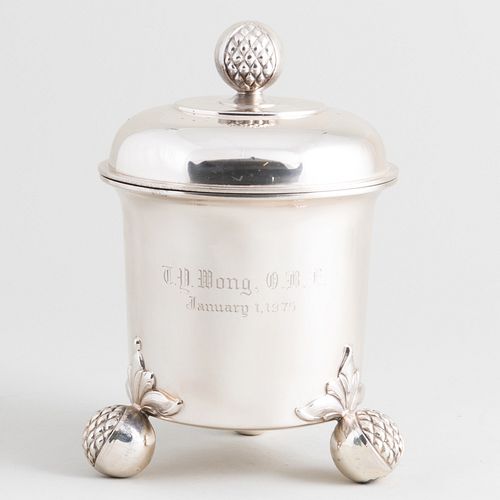 Tiffany & Co. Silver Cup and Cover