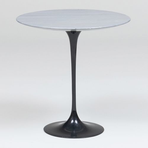 Eero Saarinen for Knoll Marble and Enamel 'Tulip' Side Table