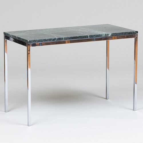 Florence Knoll for Knoll Chrome and Marble Console Table