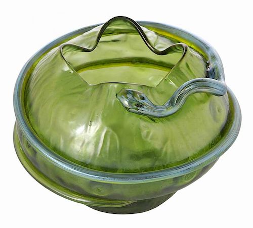 Loetz Snake-Entwined Art Glass Vase