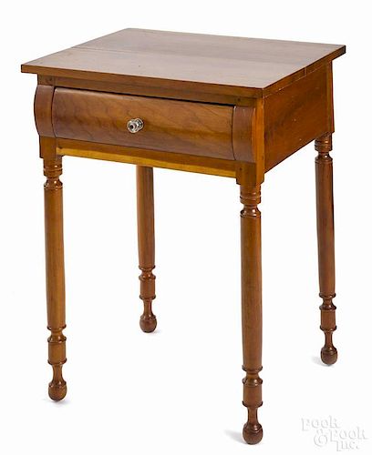 Pennsylvania cherry one-drawer stand, 19th c., 29 3/4'' h., 21 3/4'' w.