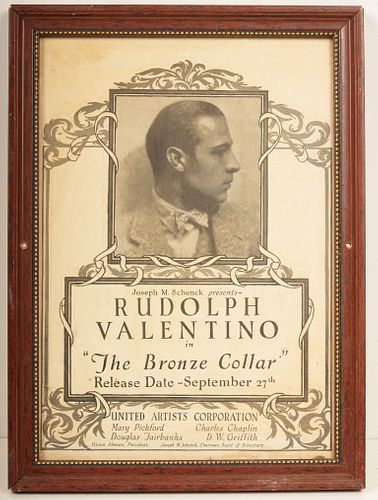Vintage "The Bronze Collar" Print Ad