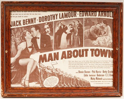 Vintage 1939 "Man About Town" Print Ad
