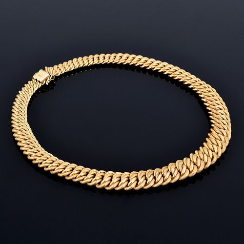 14K Gold Collar Estate Necklace