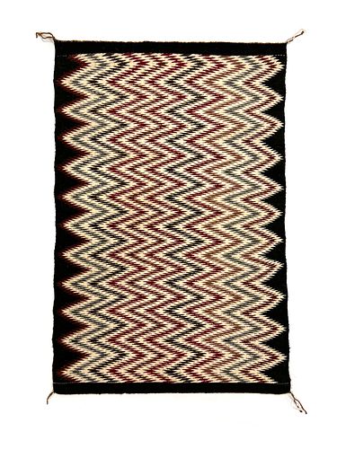 Navajo Red Mesa Rug c. 1980-90s, 49" x 32" (T6568-063)
