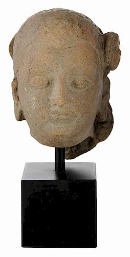 Gandaharan Terracotta Bust of a Woman