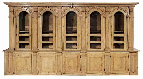 Italian Neoclassical Pearwood Bookcase
