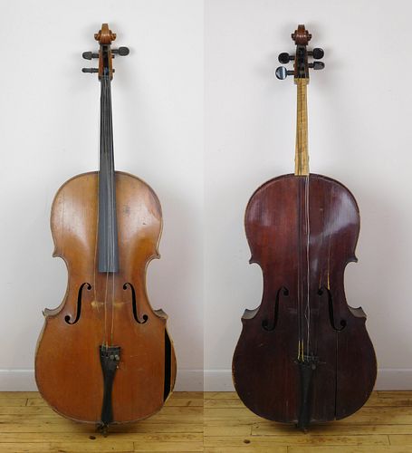 2 German 4/4 cellos