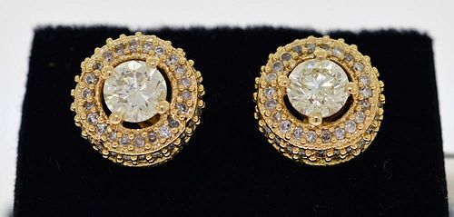 18k Diamond Earrings