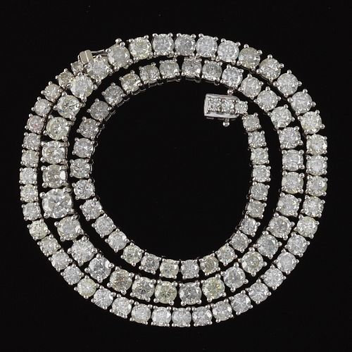 31.90 Carat Diamond Riverie Necklace 