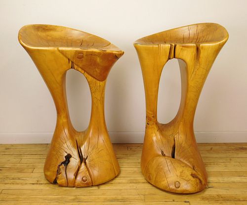 Pair of Howard Werner stools