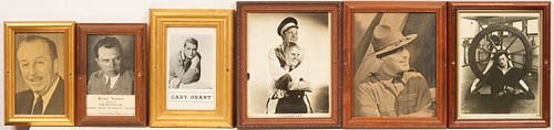 6 Vintage Actor Photo Prints