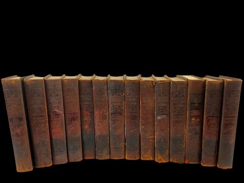 14 Volume Elbert Hubbard Selected Writings with Mounted Plates