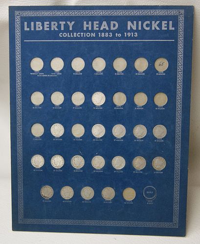 LIBERTY NICKEL COLLECTION 1899-1912