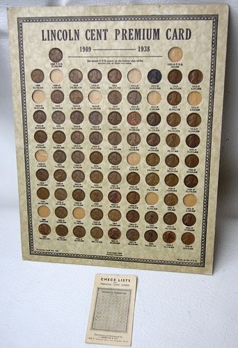 LINCOLN HEAD CENT COLLECTION 1909-38