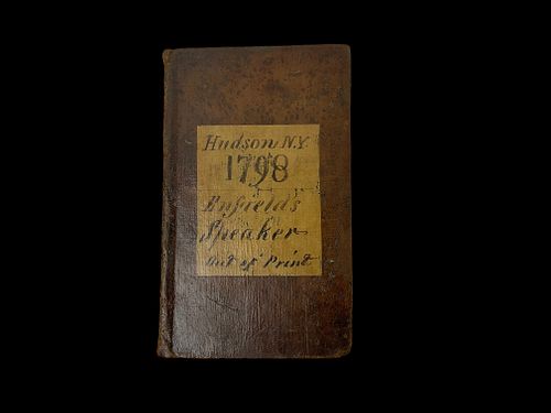 William Enfield "The Speaker Misc Pieces Selected from the Best English Writers" 1798