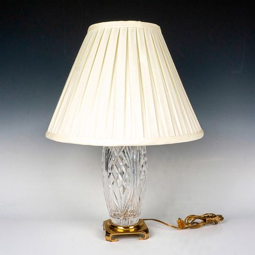 Waterford Crystal Electric Lamp with Shade