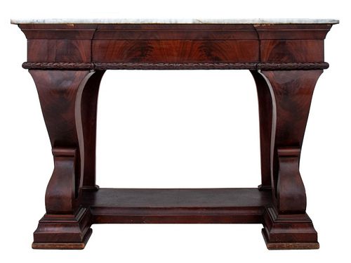 American Empire Console, Likely New York, 1850s