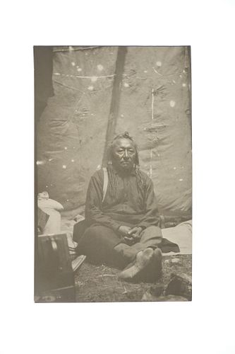 Ca. 1911 Cree Chief Little Bear Photograph