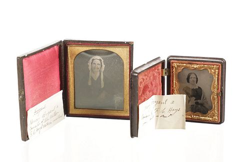 Two Daguerreotype Photos In Original Cases 1850-80