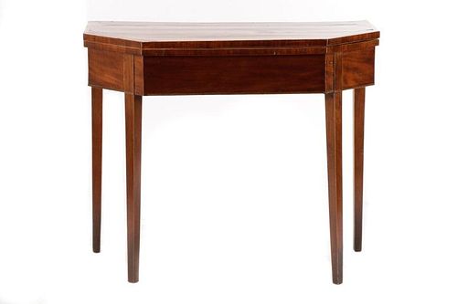 Federal Style Octagonal Mahogany Game Table