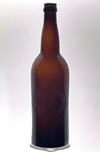 1905 Ohio Union Brewery Beer 22oz Embossed Bottle Cincinnati Ohio