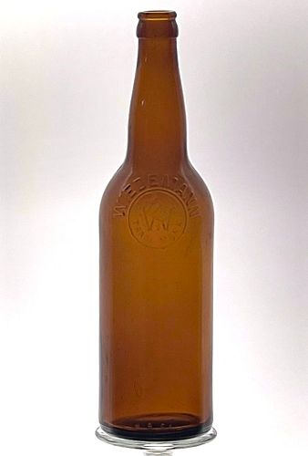 1905 Wiedemann's Beer 22oz Embossed Bottle Newport Kentucky
