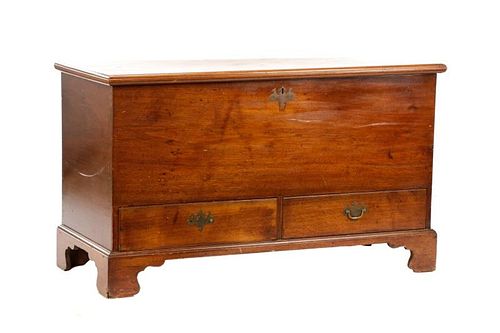 American Chippendale Style Cherry Blanket Chest