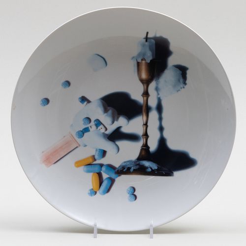 Patella Brothers: 'I eat you (Pinocchio)' Porcelain Plate, from the DISH series 