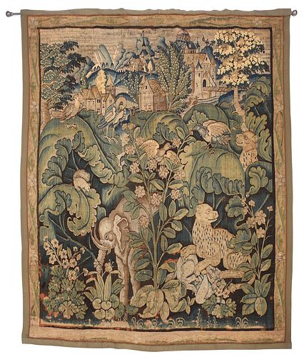  A Large Franco-Flemish Verdure Tapestry